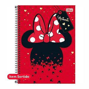 Caderno Capa Dura Univ. 1x1 96FLS Minnie Tilibra