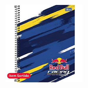 Caderno Capa Dura Univ. 1x1 96FLS Red Bull Tilibra