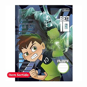 Caderno Caligrafia 40 Fls  Ben 10