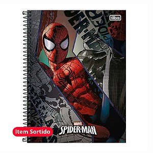 Caderno Capa Dura Univ. 1x1 96Fls Spider Man Tilibra