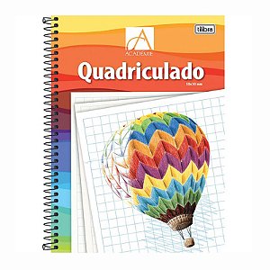 Caderno Quadriculado Univ. 1x1cm 96Fls Académie Tilibra