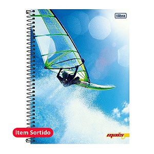 Caderno Capa Dura Univ. 1x1 96Fls Mais+ Masculino Tilibra