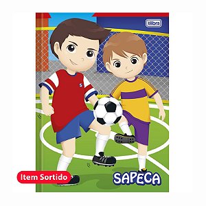 Caderno Brochura Capa Dura 1/4 48Fls Sapeca Masculino