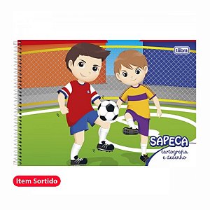 Caderno Cartografia CD 48 fls Sapeca Masculino