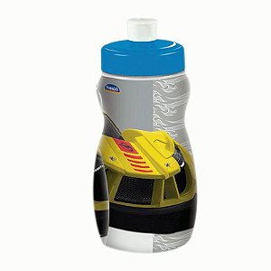 Garrafa Plástica Squeeze Hotwheels - 300ml