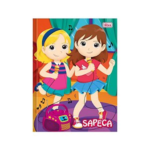 Caderno Univ. Costurado 48Fls Sapeca Feminino Tilibra