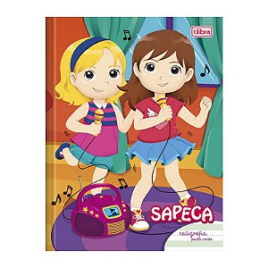 Caderno Brochura Pauta Verde 40Fls Sapeca Feminino