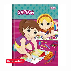 Caderno Brochura Capa Dura 1/4 96Fls Sapeca Feminino
