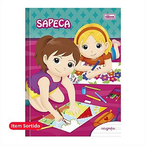 Caderno Caligrafia 40 fls Sapeca Feminino