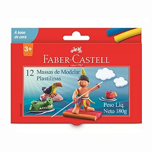 Massa de Modelar 12 Cores Faber Castell