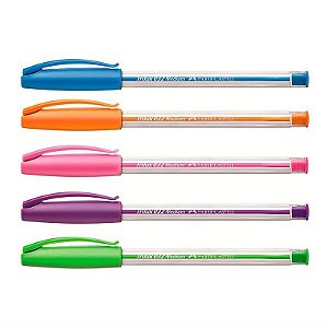 Caneta Esferográfica  5 Cores Faber Castell