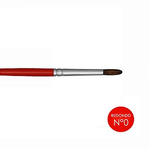 Pincel Pintura K20 Redondo Nº 0 KIT