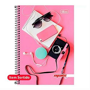 Caderno Espiral  Capa Dura 1/4 96Fls Mais+ Feminino Tilibra