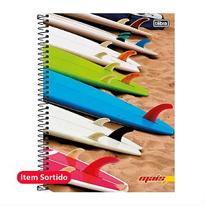 Caderno Espiral  Capa Dura 1/4 96Fls Mais+ Masculino Tilibra