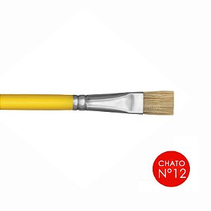 Pincel Pintura K21 Chato Nº 12 KIT