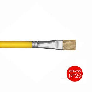 Pincel Pintura K21 Chato Nº 20 KIT