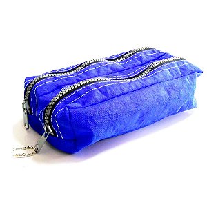 Estojo Duplo Tactel Azul Fizz