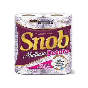 Papel Toalha Para Cozinha Snob Decorada PCT C/2 RL