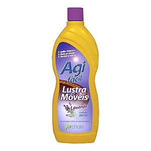 Lustra Móveis 200ml Agi Facil Lavanda