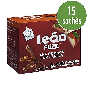 Chá Matte Leão 15 sachês Maçã e Canela
