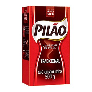 Café Torrado e Moído Vácuo Pilão 500g