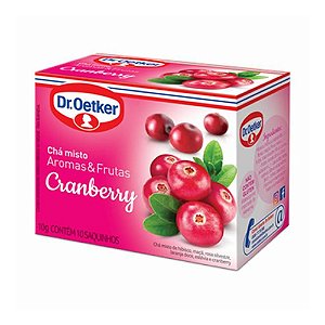 Chá Dr Oetker Misto Cranberry 10 Sachês