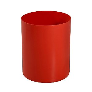 Cesto de Lixo Vermelho Escritório JSN EB1V 29cm