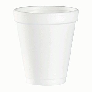 Copo de Isopor 180ml CX C/1000 UN