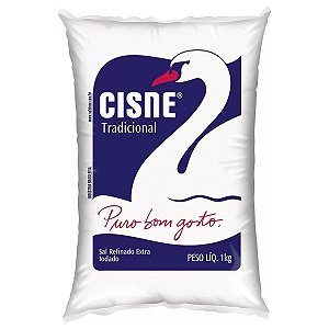 Sal Refinado Cisne 1kg