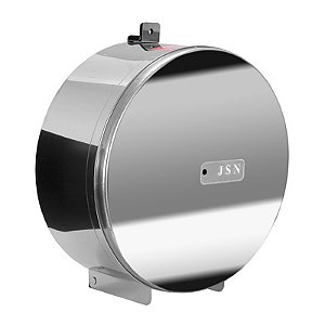 Suporte Para Papel Higiênico 300mts Inox com Porta Cadeado N5IC JSN