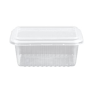 Pote e Tampa Retangular Cristalcopo PP 500ml C/25 UN