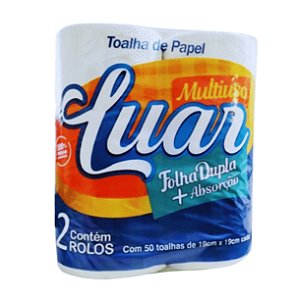 Papel Toalha Cozinha Com 2 Unid Luar  Bco