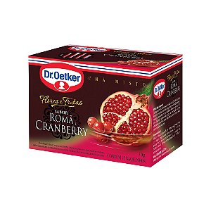 Chá Romã e Cranberry Dr.Oetker C/15 Sachês