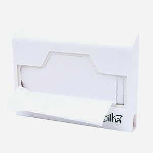 Suporte para Papel Protetor de Assento Sanitário Branco T-0208 Trilha