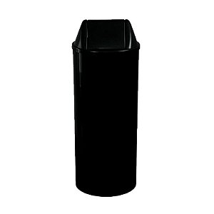 Cesto de Lixo Preto Tampa Vai-Vem  EB27 50Lts JSN