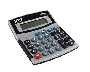 Calculadora de Mesa 12 Digitos Kaz3122