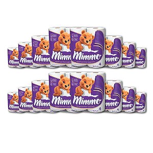 Papel Higiênico Mimmo Folha Dupla C/64 Rolos de 30m