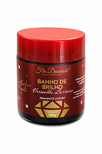 MÁSCARA TONALIZANTE BANHO DE BRILHO VERMELHO LUXUOSO 500G
