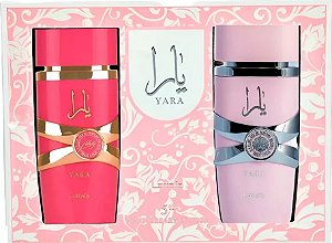 Kit Perfume Lattafa Yara Edp 100ml + Yara Candy Edp 100ml