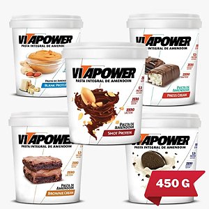 Pasta De Amendoim - Vitapower 1kg - Sabores Premium - K2N NUTRIÇÃO