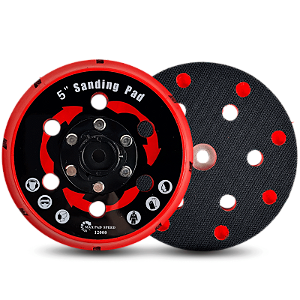 Suporte Ventilado 5" para Politriz Roto Orbital Livre Kers