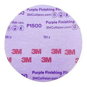 Lixa Disco P1500 6" Linha Purple Finishing Film 3M