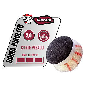 Boina de Lã Pirulito Corte Pesado c/ Interface 2" Lincoln