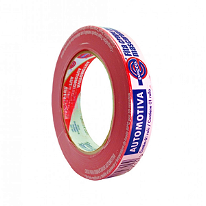Fita Crepe Premium Vermelha 18mm x 50m Eurocel