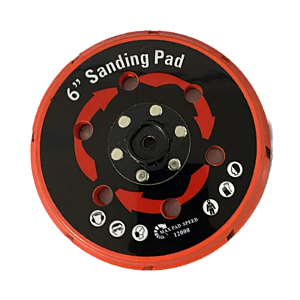 Suporte Ventilado 6" para Politriz Roto Orbital Livre Kers