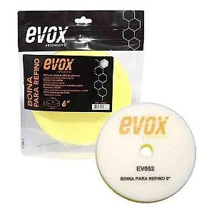 Boina de Espuma Refino Amarela 6" Evox