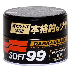 Cera de Carnaúba Dark & Black Cores Escuras Soft99 300g