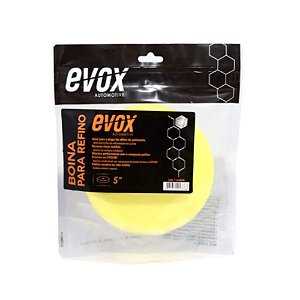 Boina de Espuma para Refino Amarela 5" Evox