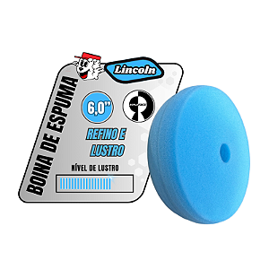 Boina de Espuma Dupla Face Azul 6" Lincoln