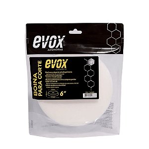 Boina de Espuma Agressiva Branca Corte 6" Evox